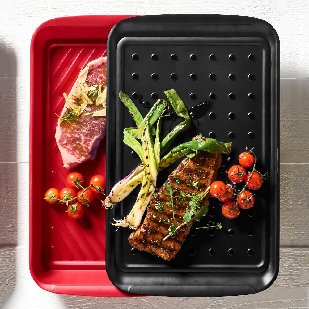 Grill clearance prep trays